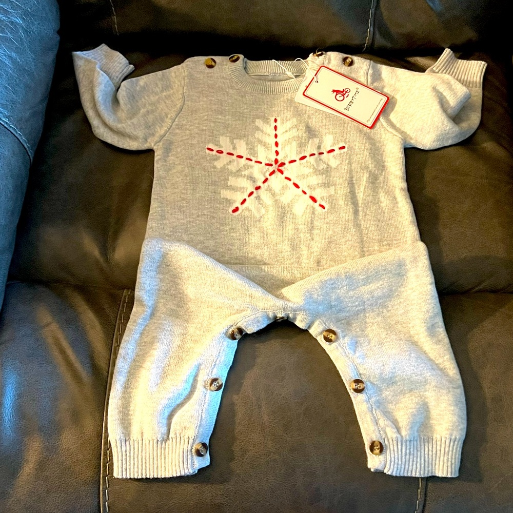 BerryTime infant sweater Romper New w/Tags - Picture 1 of 2